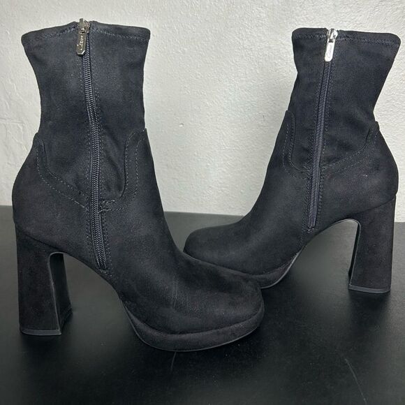 Circus NY Women’s Francis Suede Black Ankle Boots  Size 7.5 - Picture 5 of 10
